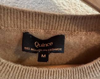 Quince 100% Mongolian Cashmere Short Sleeve Sweater