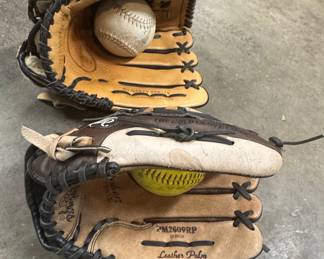 Rawlings Dynasty Series Professional Pattern Baseball Glove and Rawlings PM2609RP 13-inch Softball Glove