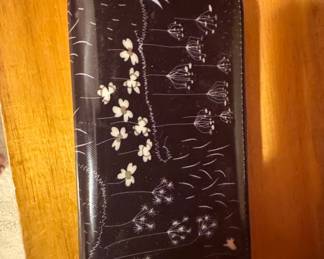 Floral Print Zip Around Wallet
