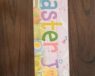 Easter Joy Vertical Wall Sign