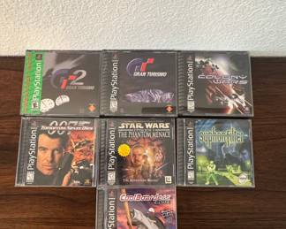 Collection of 7 Sony PlayStation (PS1) Video Games