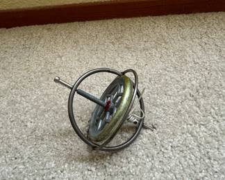 Vintage Chandler Manufacturing Gyroscope Toy