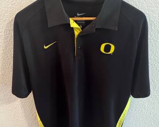 Nike Oregon Ducks Dri-FIT Polo Shirt - Black/Yellow