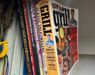 Collection of Automotive and Culinary Reference Books