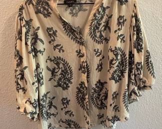 Gigio New York Paisley Print Blouse