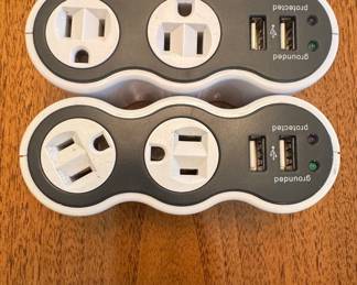 360 Electrical PowerCurve Mobile Surge Protector with 2 AC Outlets and 2 USB Ports