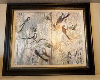 Sofi Taylor "Midday Sun" Bird Motif Wall Art