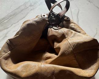 Vintage Leather Hobo Bag