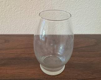 Clear Glass Stemless Vase