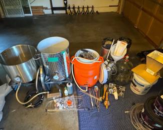 Home Brewing Equipment Lot