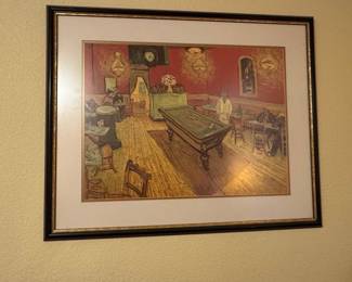 Vincent van Gogh "The Night Cafe" Lithograph