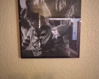 Vintage Black and White Photographic Print
