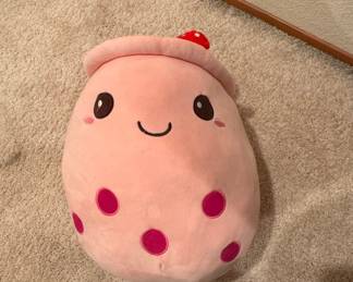 Squishmallows Pama the Pink Strawberry Cake Pop Plush