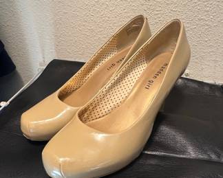 Madden Girl Getta Nude Patent Pumps