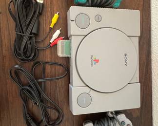 Sony PlayStation 1 (SCPH-1001) Console Bundle with Two Controllers