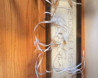 Have Yourself a Merry Little Christmas Photo Display Sign