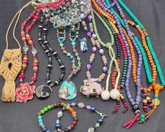 47 ArtisanStoneNecklacesPrayerBeads