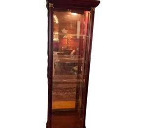 15 TallGlassDisplayCaseFourGlassShelves