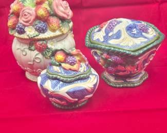 142 FitzFloydCeramicJars