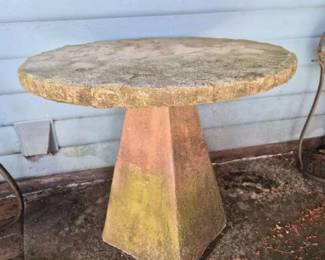 10 HeavyOutdoorCementPatioorGardenAccentTable