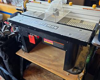  Craftsman benchtop router table