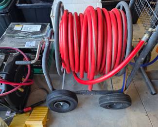 Hose Reel Cart and hose