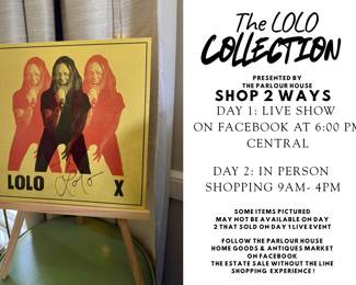 To be the first to shop . Follow our Facebook page . The Parlour House Home Goods & Antiques marke on Facebook