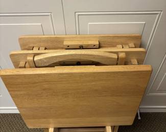 Tv trays and stand