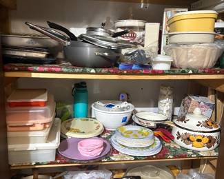 Garage cabinets are full of treasures to find