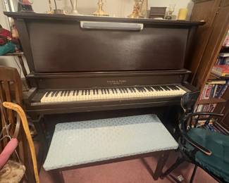 Ivers & Pond upright piano from Boston. (1890's - 1920's)