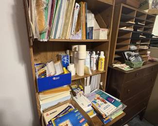 Tons of office supplies, envelopes and computer paper
