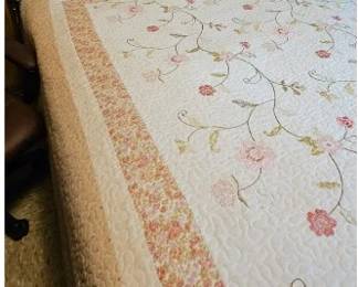 Full Size Brass Bed Foundation and Matress