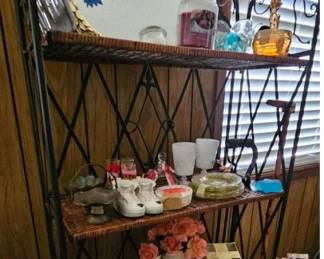 Shelf Unit and MISC Nick Nacks
