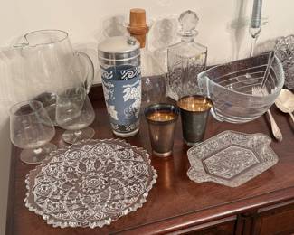 Dining Room: glassware, Barware 