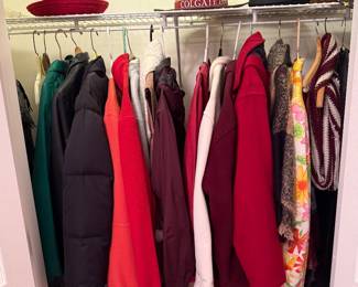 Living Room: coat closet