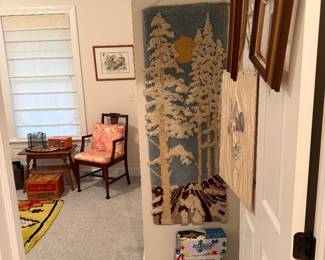 Bedroom 2: wall hanging 