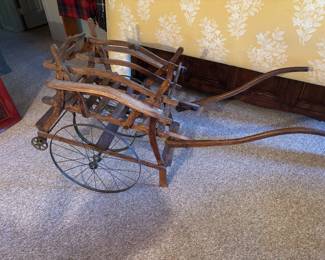 Antique perambulator cart