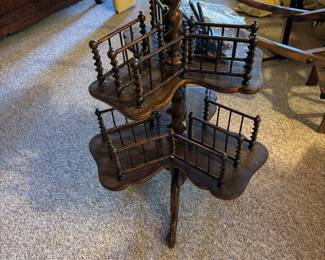 Barley twist book shelf/ plant stand