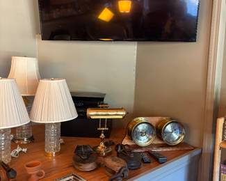 Pulleys pipes & barometer clock