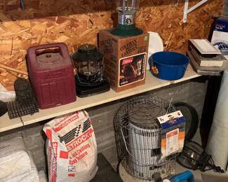 Lanterns & kerosine heater