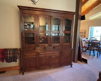 Custom made 2 piece hutch
