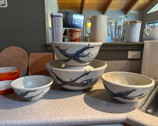 Artisan made bowl set