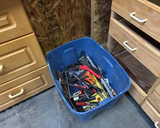 Bins of tools