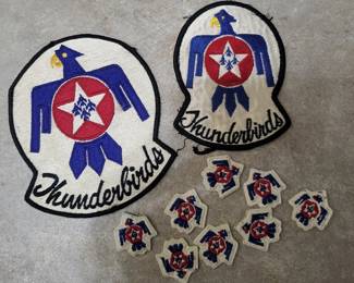 Vintage Air Force Thunderbird Patches