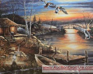 Droppin In. Print by Ray Mertes