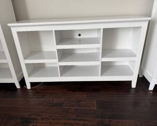 #19 white cabinet 54x14x32 $75