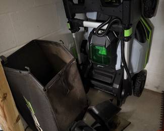#53 EGO 21"self propelled lawnmower with battery $350