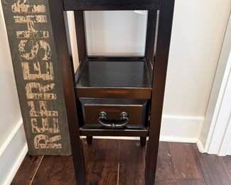 #12 Pier 1 side table 13"x30" $65