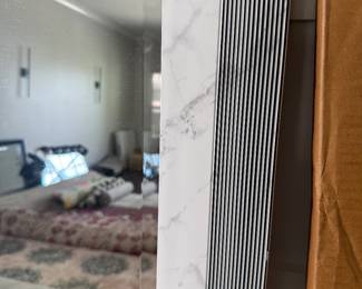 #24 Large Beveled white/gray leaner mirror 31x77 $125 #25 Large Beveled white/gray leaner mirror 31x77 $125