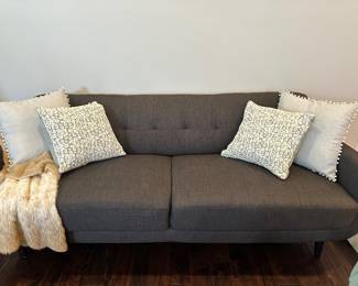 #7 7Ft gray sofa $150